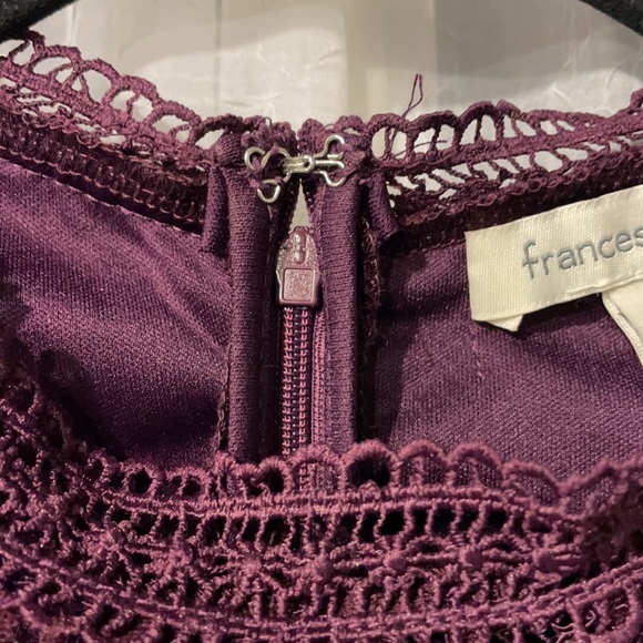 NWOT Francesca’s Maroon Dress - Picture 5 of 8
